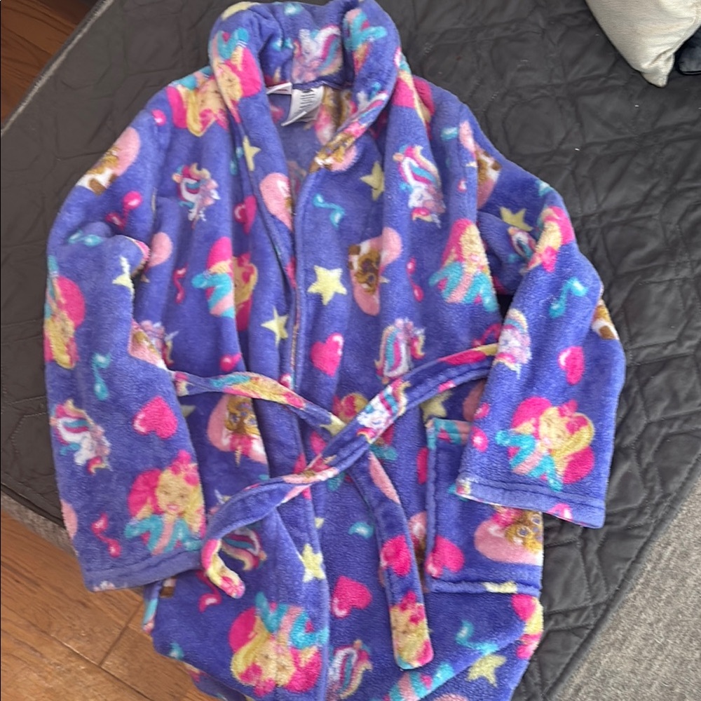 Colorful Kids' Robe with Fun Patterns - Picture 1 of 3